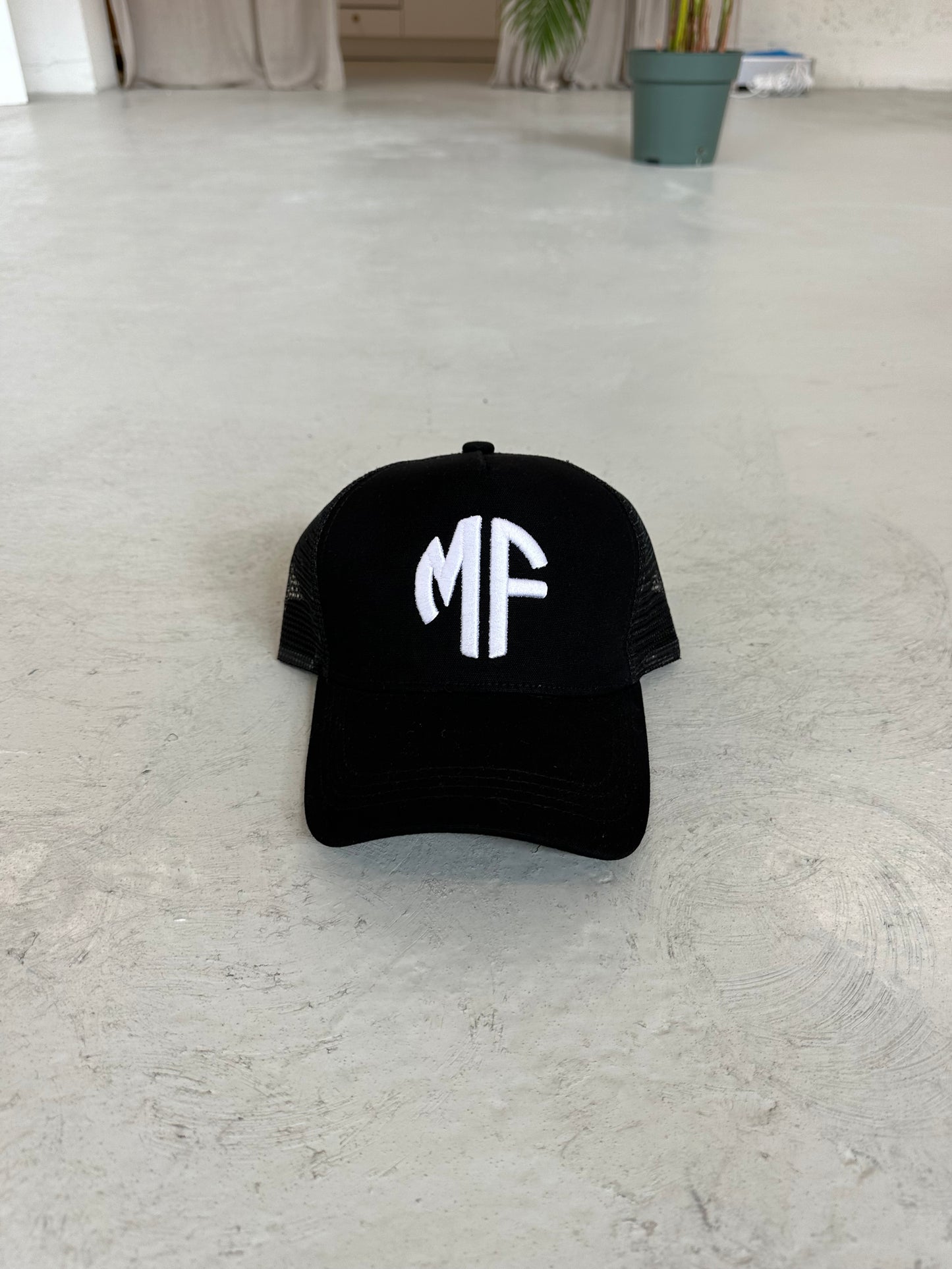 MF Midnight Black Trucker Cap