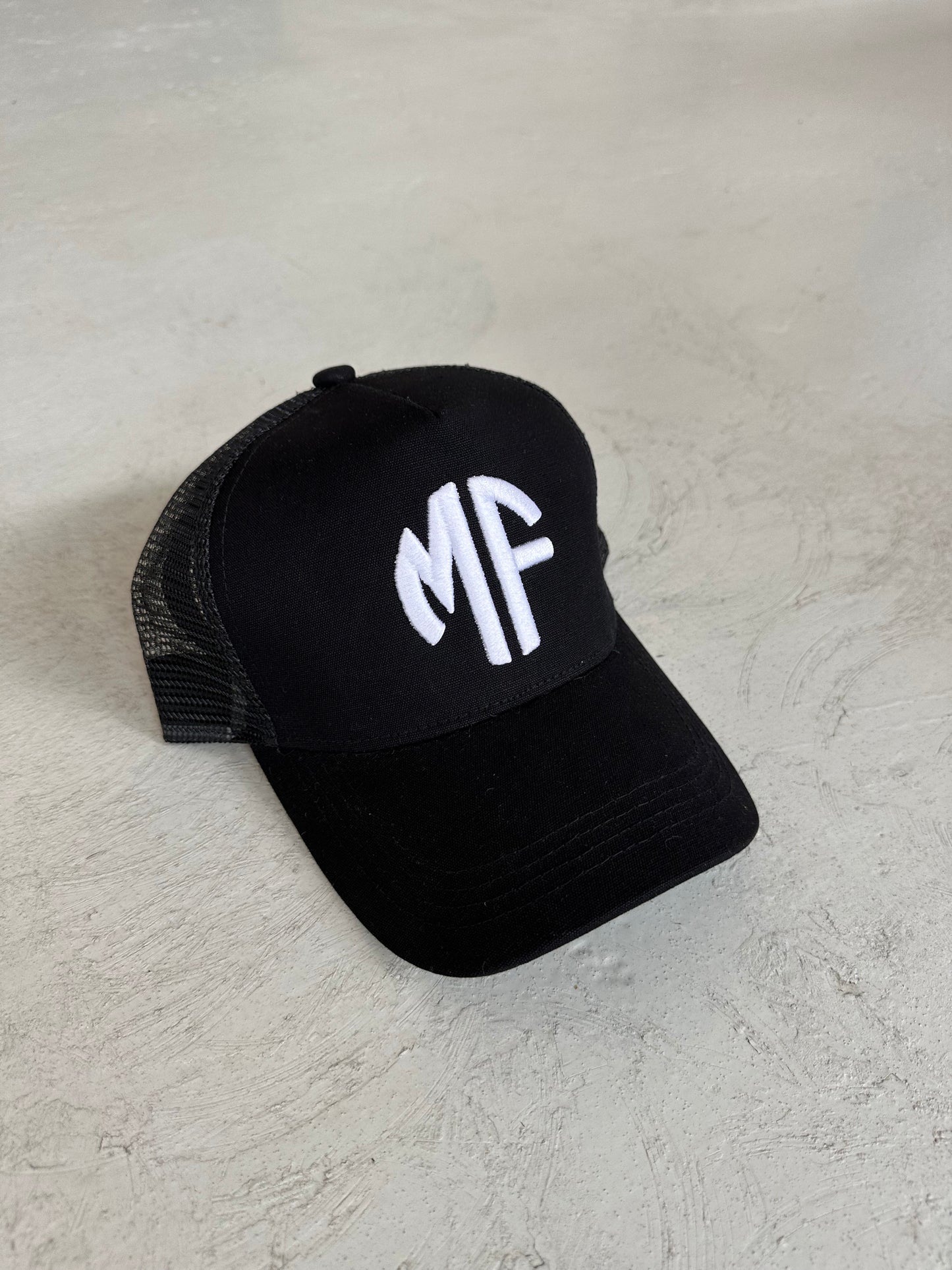 MF Midnight Black Trucker Cap