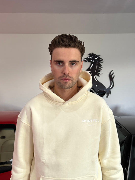 Cream Automobile Club Hoodie