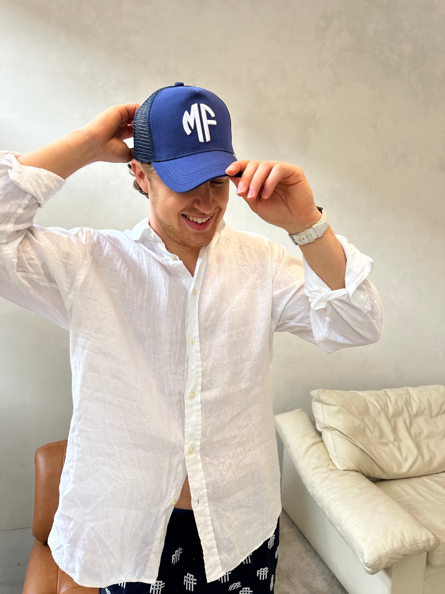 MF Deep Blue Trucker Cap