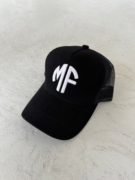 MF Midnight Black Trucker Cap